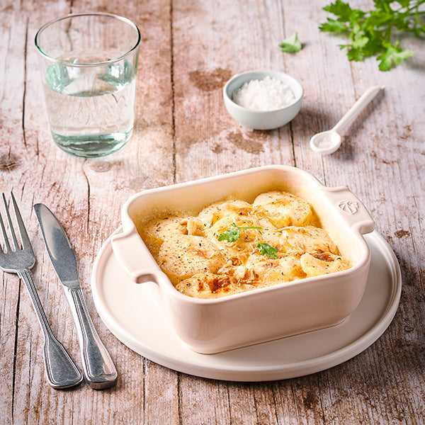 Plat à four céramique Appolia carré écru 18 cm Peugeot - Mathon - 2