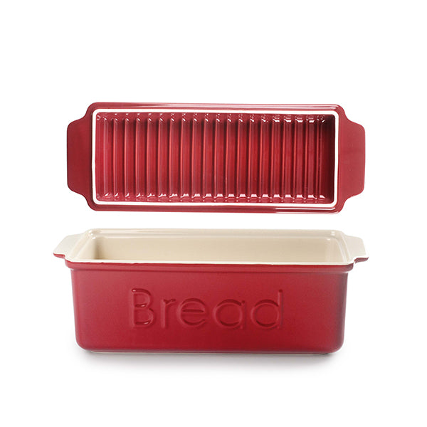 Moule à pain avec couvercle rouge Ibili - Mathon - 5