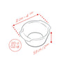 Set de 2 ramequins en céramique 11 cm Appolia ardoise  Peugeot - Mathon - 5