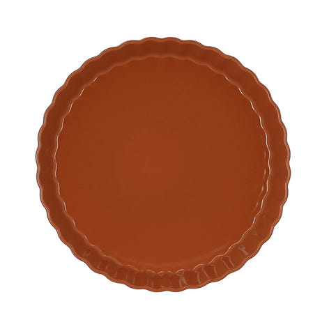 Moule à tarte Octave en grès terracotta 29 cm Menastyl - Mathon - 1