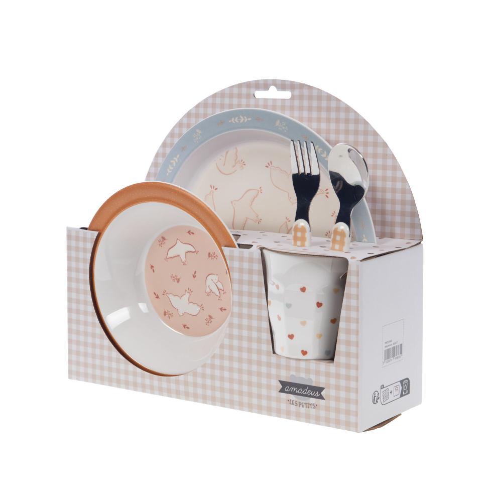 Coffret déjeuner 5 pièces Birdy Amadeus - Mathon - 3