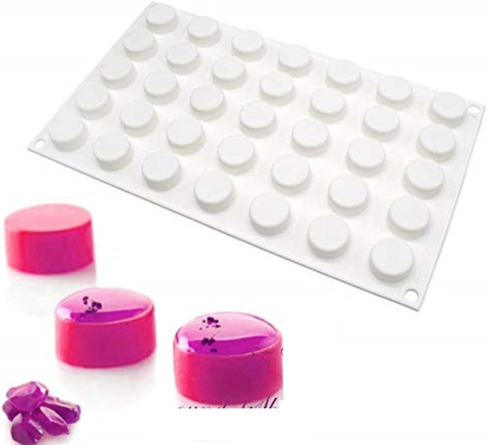 Moule de Gâteau Mousse pour Glace Chocolat Pâtisserie Dessert, 35 Trous Forme de droits ronds Vendos85 - Mathon