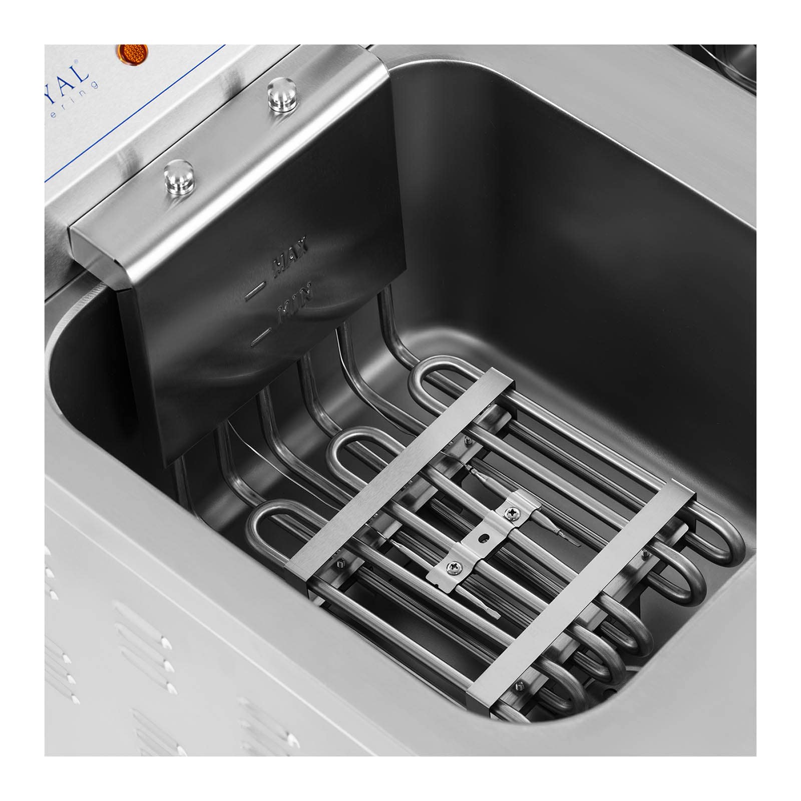 Friteuse électrique double 26 litres 10 000 watts robinet zone froide armoire professionnel acier inoxydable 14_0003983 - Mathon - 5
