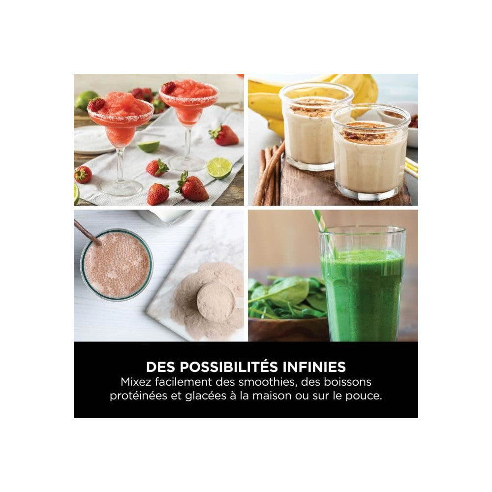 Blender Portable Sans Fil Ninja Blast - Vert Foret - Bc151euem Ninja - Mathon - 6