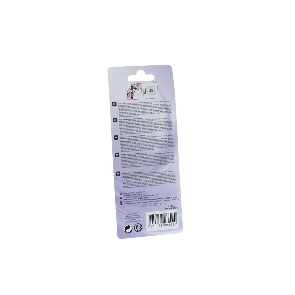 Ensemble de 10 parfums pour aspirateur senteur lavande TopFilter TopFilter - Mathon - 2