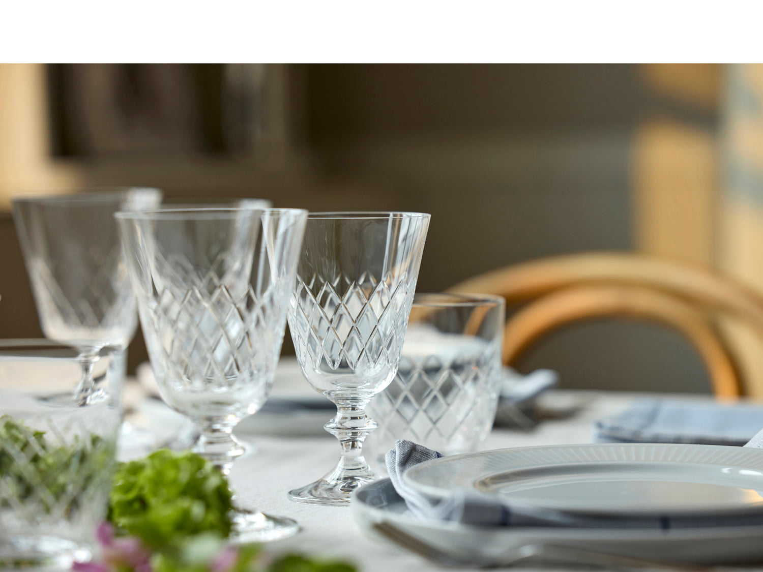 Verre à vin blanc Eaton en  Transparent Lyngby Glas - Mathon - 9