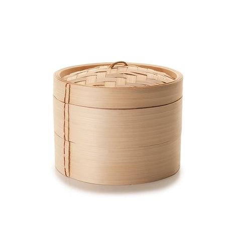 Cuiseur vapeur bambou 2 niveaux Ibili - Mathon - 1