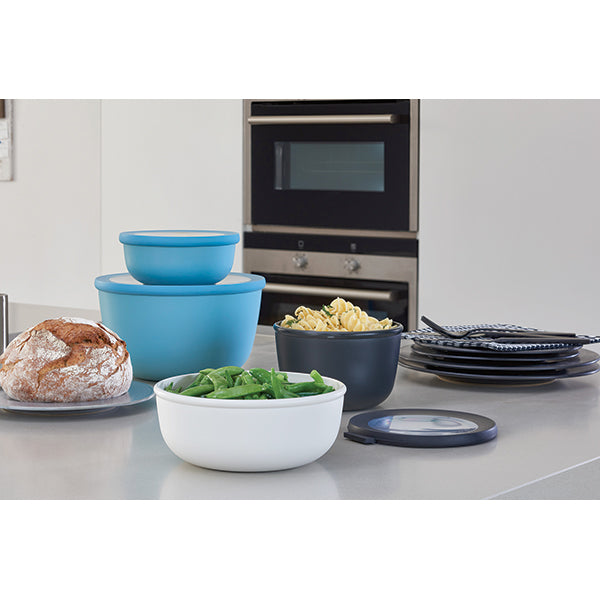 Set de 3 bols Cirqula Nordic white 350ml, 750ml, 1250ml Mepal - Mathon - 3