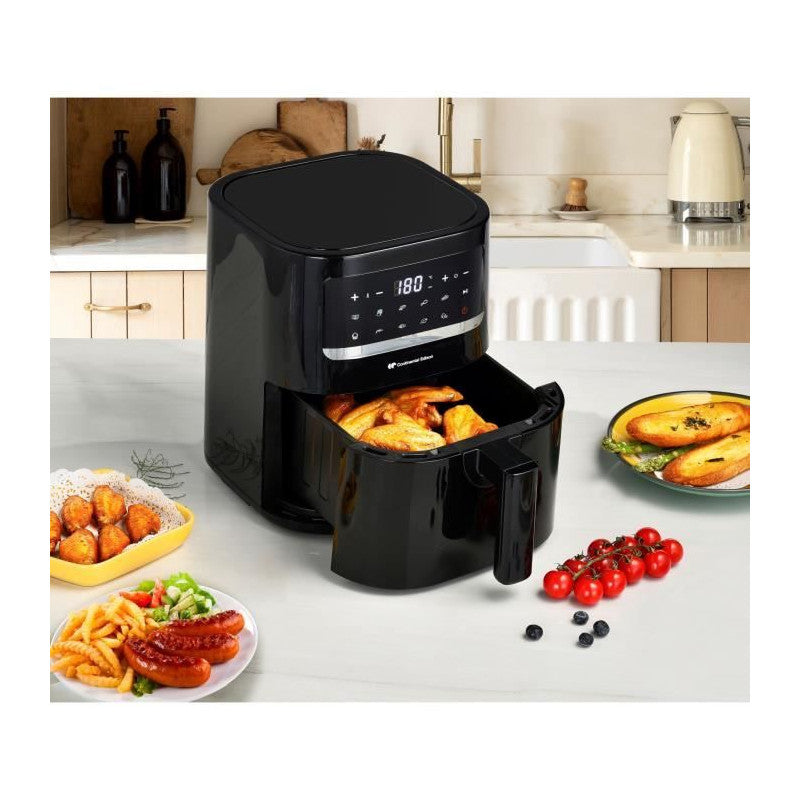 Friteuse A Air Sans Huile Continental Edison - Frsh1400b - 4,5 L - Noir - 1400w Continental Edison - Mathon - 4