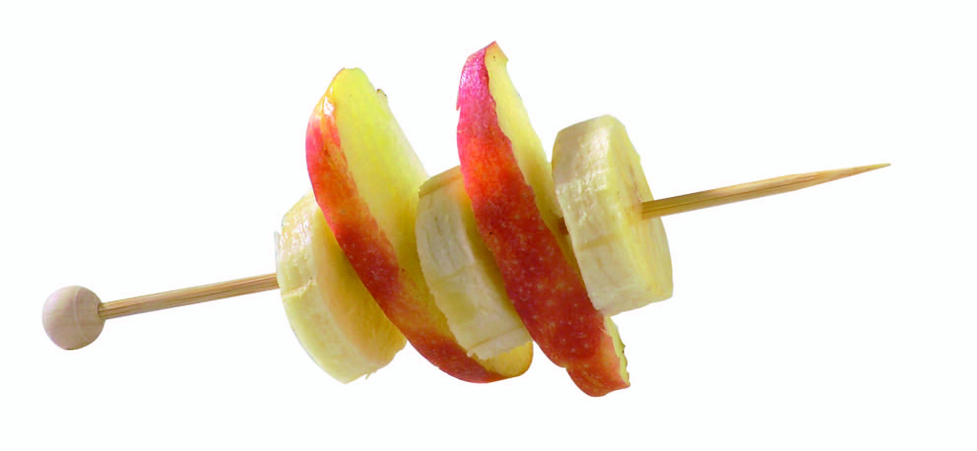 100Pcs - Pique bambou avec une extrémité décor boule nature  140 FirstPack - Mathon - 2