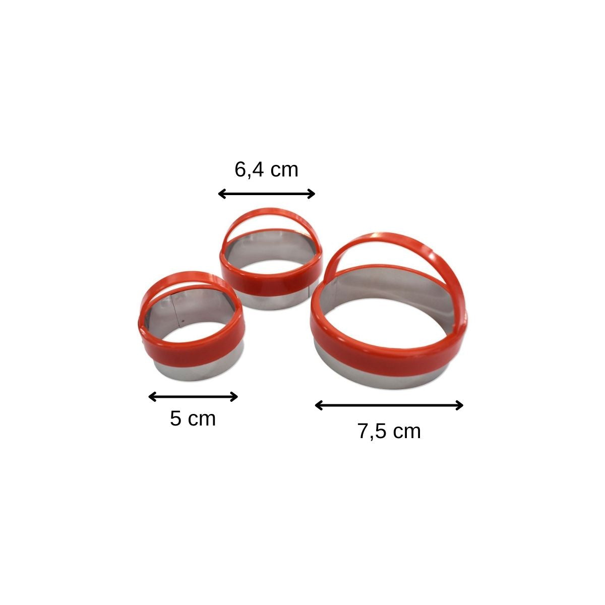 Lot de 3 emporte-pièces ronds avec poignée Zenker Emporte-pièces Zenker - Mathon - 3