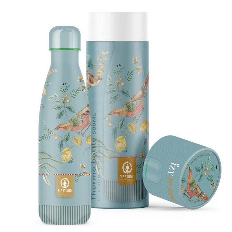 Bouteille Isotherme Pip Studio - Little Birds Bleu - 500ml Izy Izy - Mathon - 1