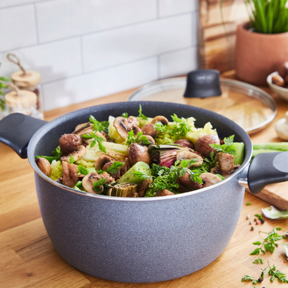 Faitout avec couvercle 22cm Hard Stone Tefal - Mathon - 2