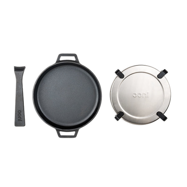 Poêle en fonte ronde Skillet 25 cm  Ooni - Mathon - 2