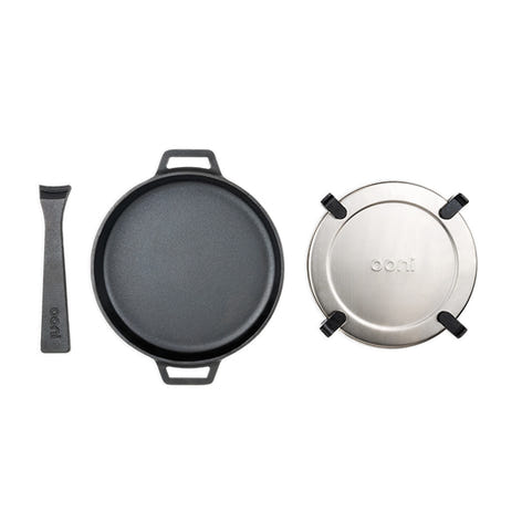 Poêle en fonte ronde Skillet 25 cm  Ooni - Mathon - 2