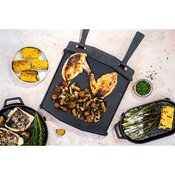 Poêle grill en fonte double face  Ooni - Mathon - 4