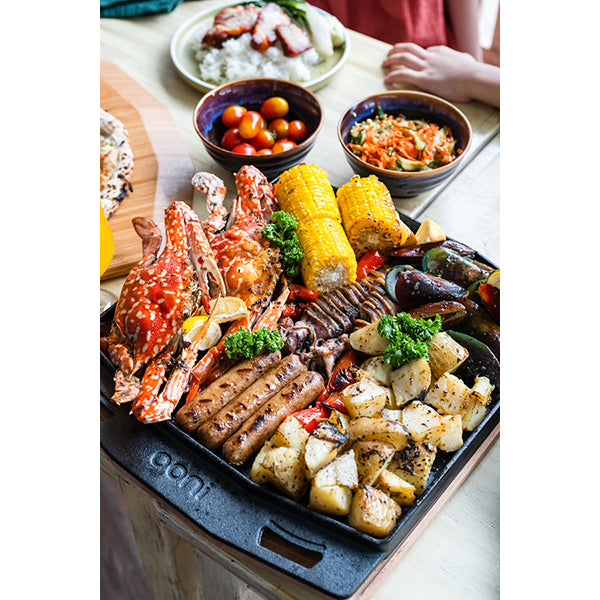 Poêle grill en fonte double face  Ooni - Mathon - 5