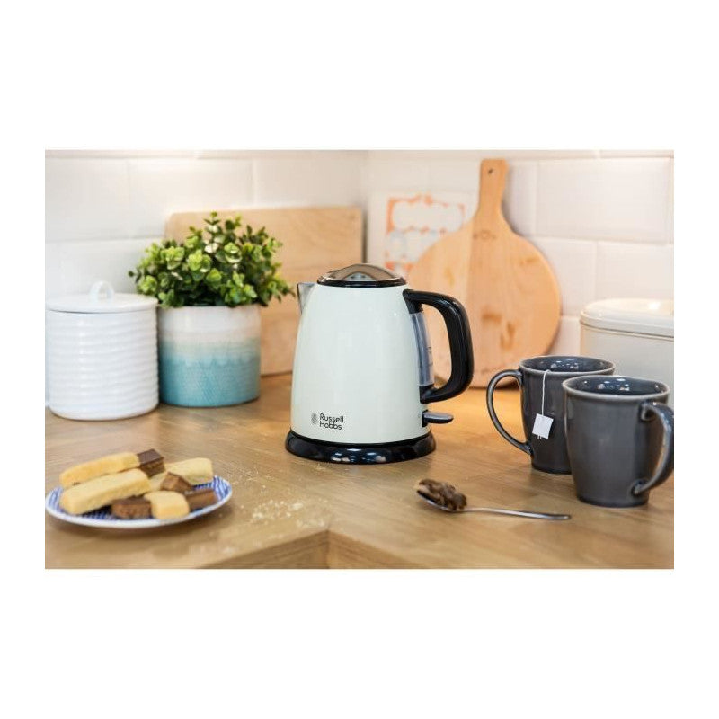 Russel Hobbs 24994-70 Bouilloire Compacte Colours Plus Capacite 1 L Filtre Anti-calcaire Amovible Lavable - Creme Russell Hobbs - Mathon - 5