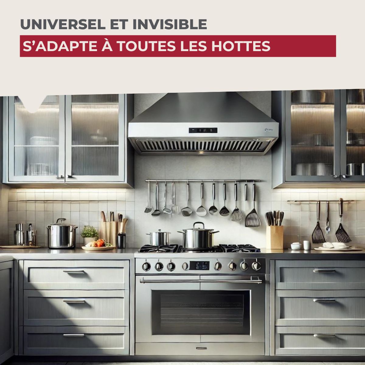 Filtre hotte  47 x 57 cm Accessoires hotte et friture Fackelmann - Mathon - 4