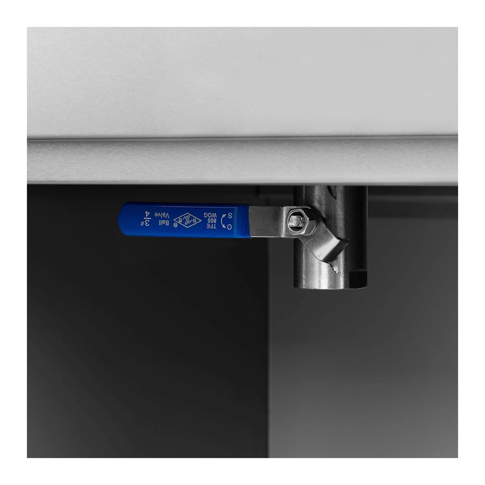 Friteuse électrique 13 litres 5 000 watts robinet de vidange zone froide sur armoire professionnelle acier inoxydable 14_0003985 - Mathon - 5