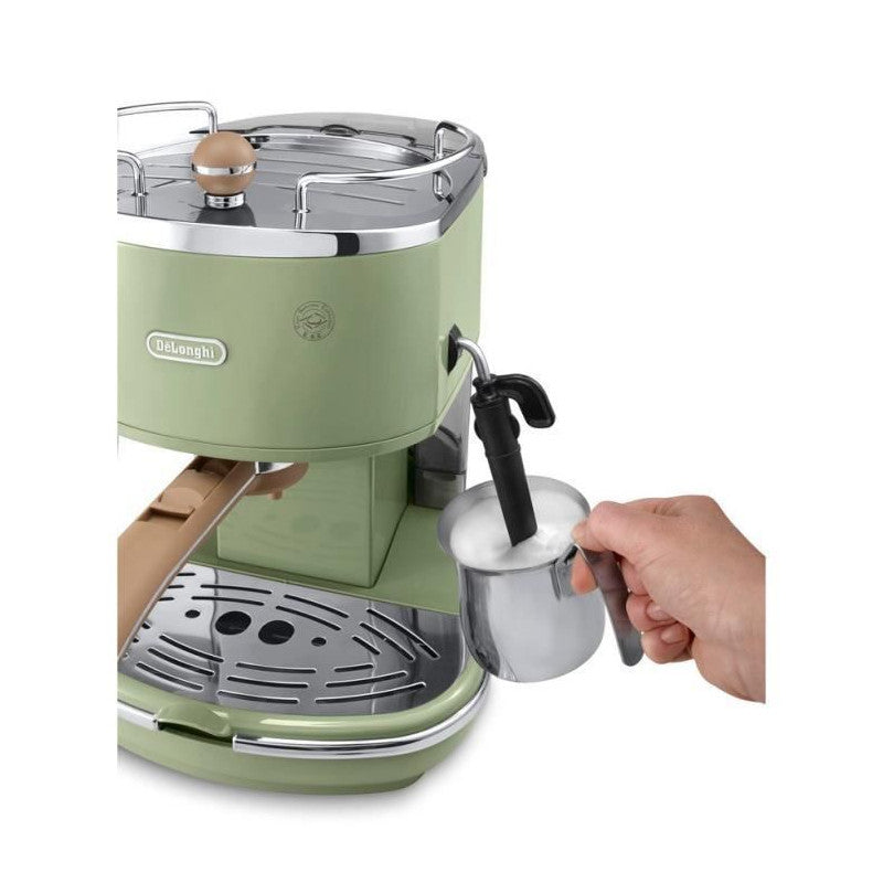 Ecov 310.gr Machine Expresso Classique Icona Vintage - Vert Delonghi - Mathon - 3