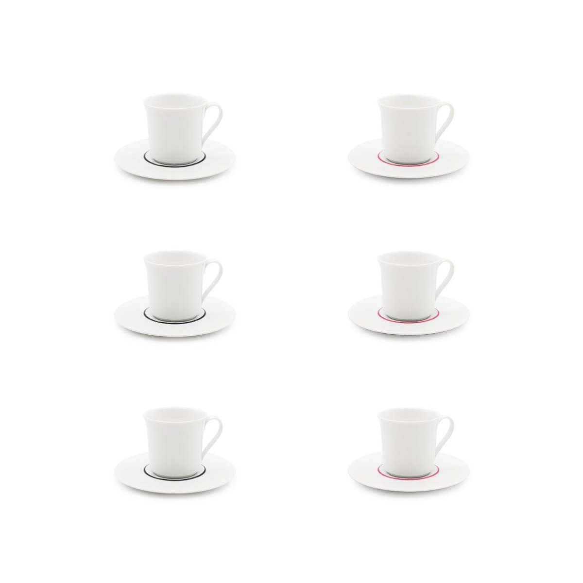 Coffret 6 services à thé LIGNE Fauchon Art de la Table - Mathon - 3