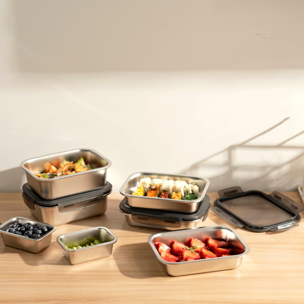 7 boîtes rectangulaires inox Laguiole Cuisson - Mathon - 2