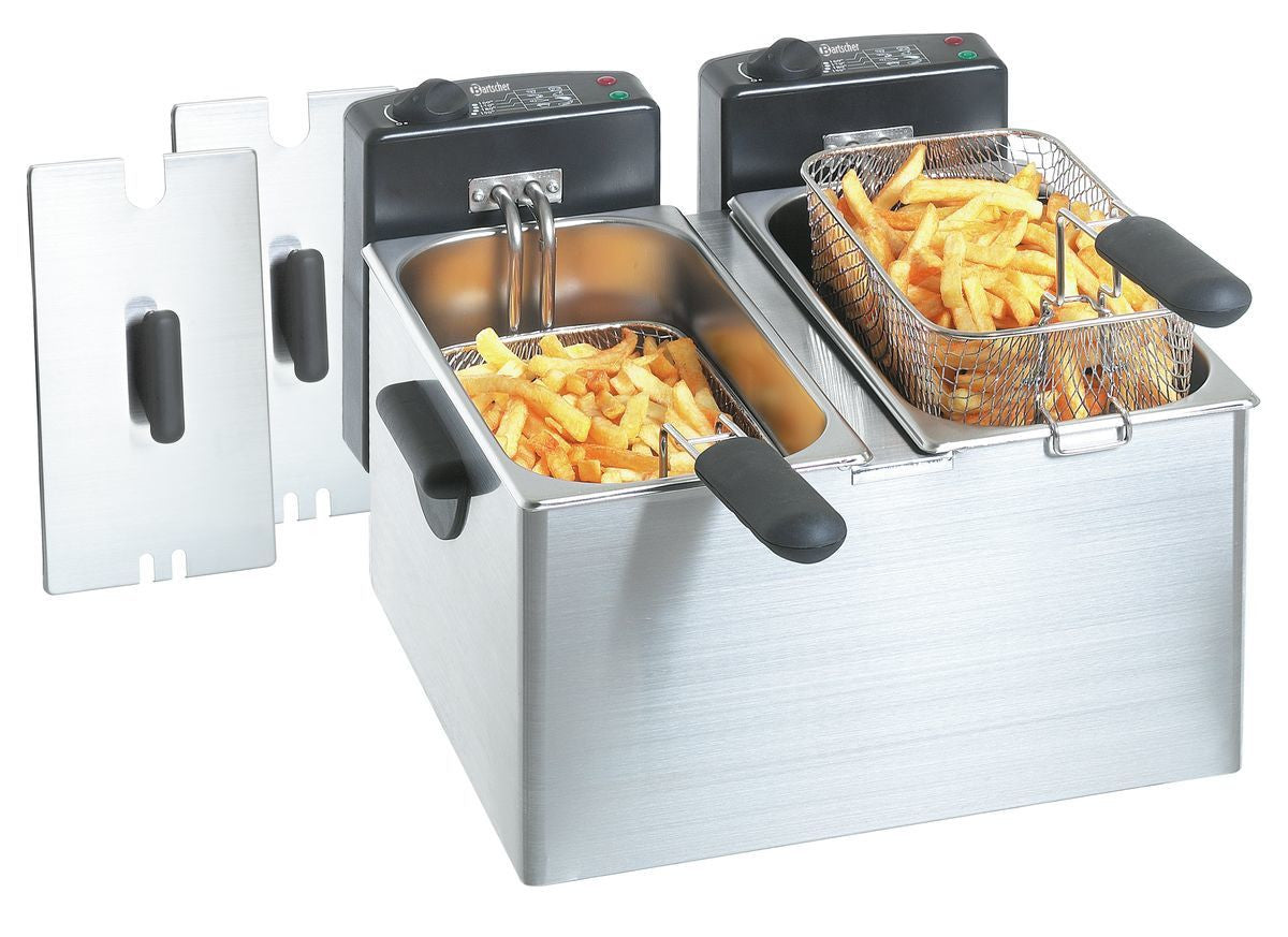 Friteuse professionnelle à poser mini II - 2 x 4 Litres - Bartscher - Mathon - 1