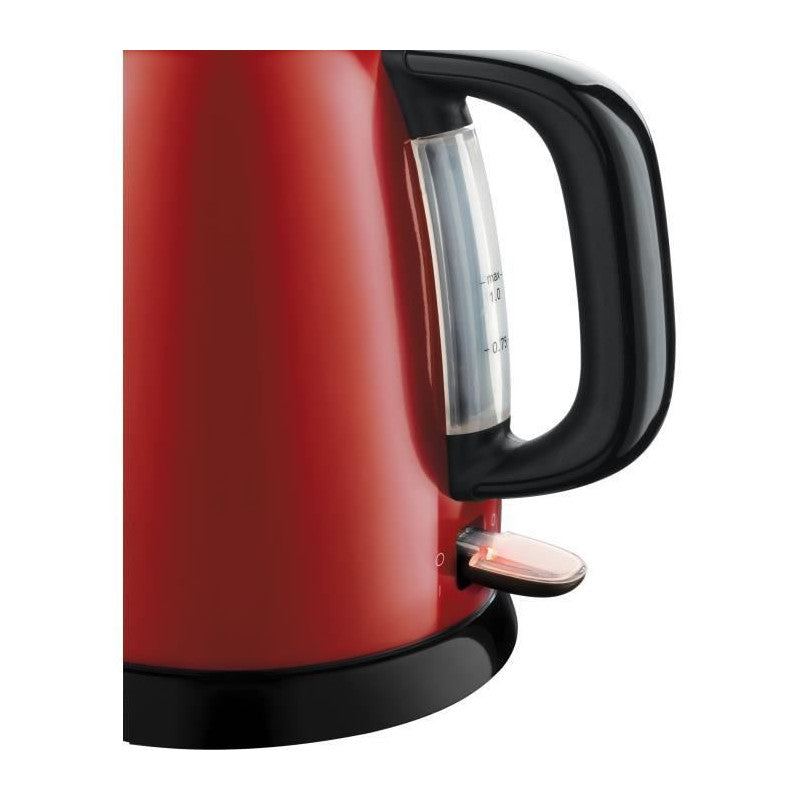 Russel Hobbs 24992-70 Bouilloire Compacte Colours Plus Capacite 1 L Filtre Anti-calcaire Amovible Lavable - Rouge Russell Hobbs - Mathon - 4