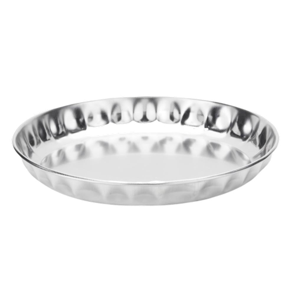 Moule à tarte en inox 32 cm Steelpan - Mathon