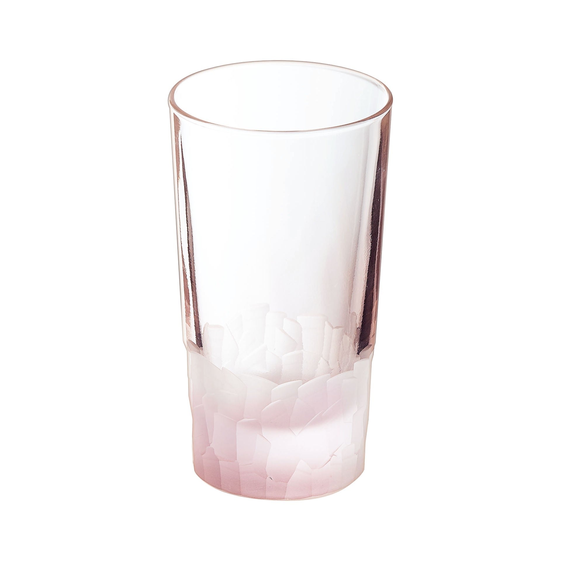 6 verres forme haute 33cl Intuition Colors Rose Cristal d