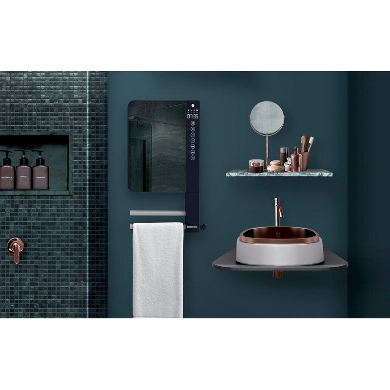 Radiateur Sèche Serviettes électrique 1800w Telia Soufflant Blanc   720109 Atlantic - Mathon - 2