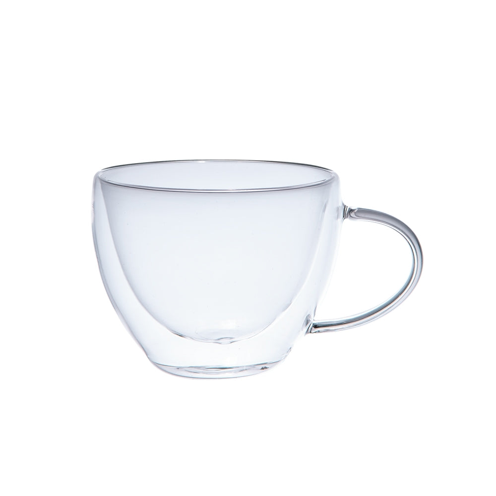 Set de 4 mugs de 24 cl Arô double paroi en verre borosilicate Table passion - Mathon - 1