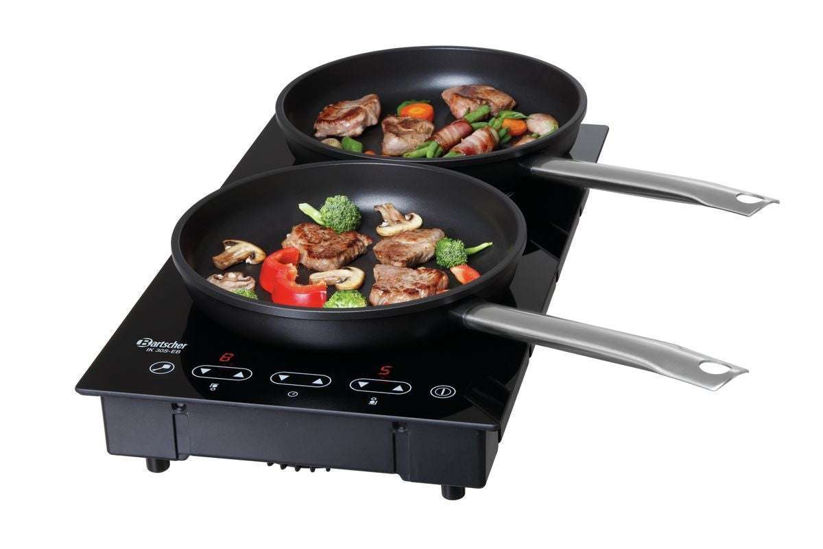 Plaque à induction encastrable - 3 kW - L 290 x P 510 mm - Bartscher - Mathon - 3