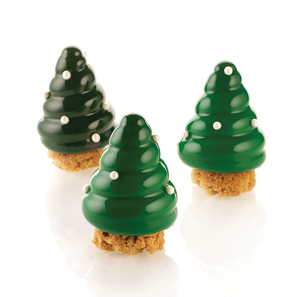 Moule 3D sapin Soffice Incanto silicone platinium Silikomart - Mathon - 5