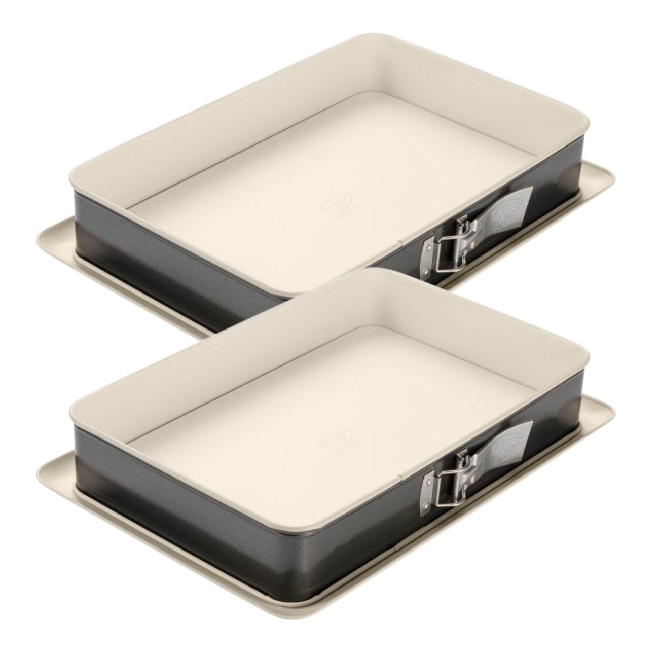 Ensemble de 2 Moules à charnière rectangulaire 38 x 25 cm Dr Oetker Back-Trend Dr. Oetker - Mathon - 1