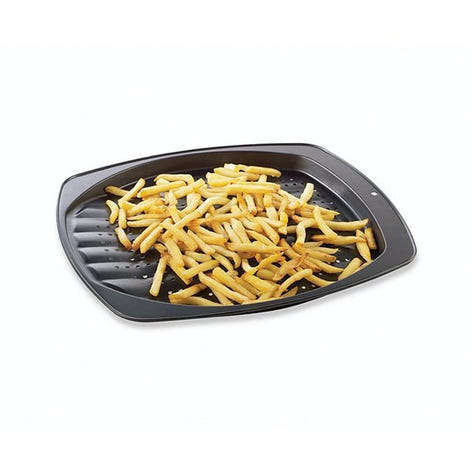 Plat à frites perforé anti-adhérent 39 cm Baumalu - Mathon - 1