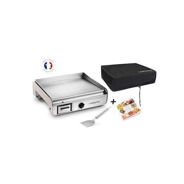Plancha Lagrange 2300 W Pro Mineral Argent Avec Livre Spatule Et Houss Lagrange - Mathon