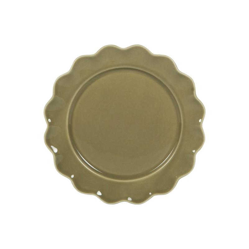 Assiette à dessert verte Agra 21 cm (lot de 6) Table passion - Mathon - 2
