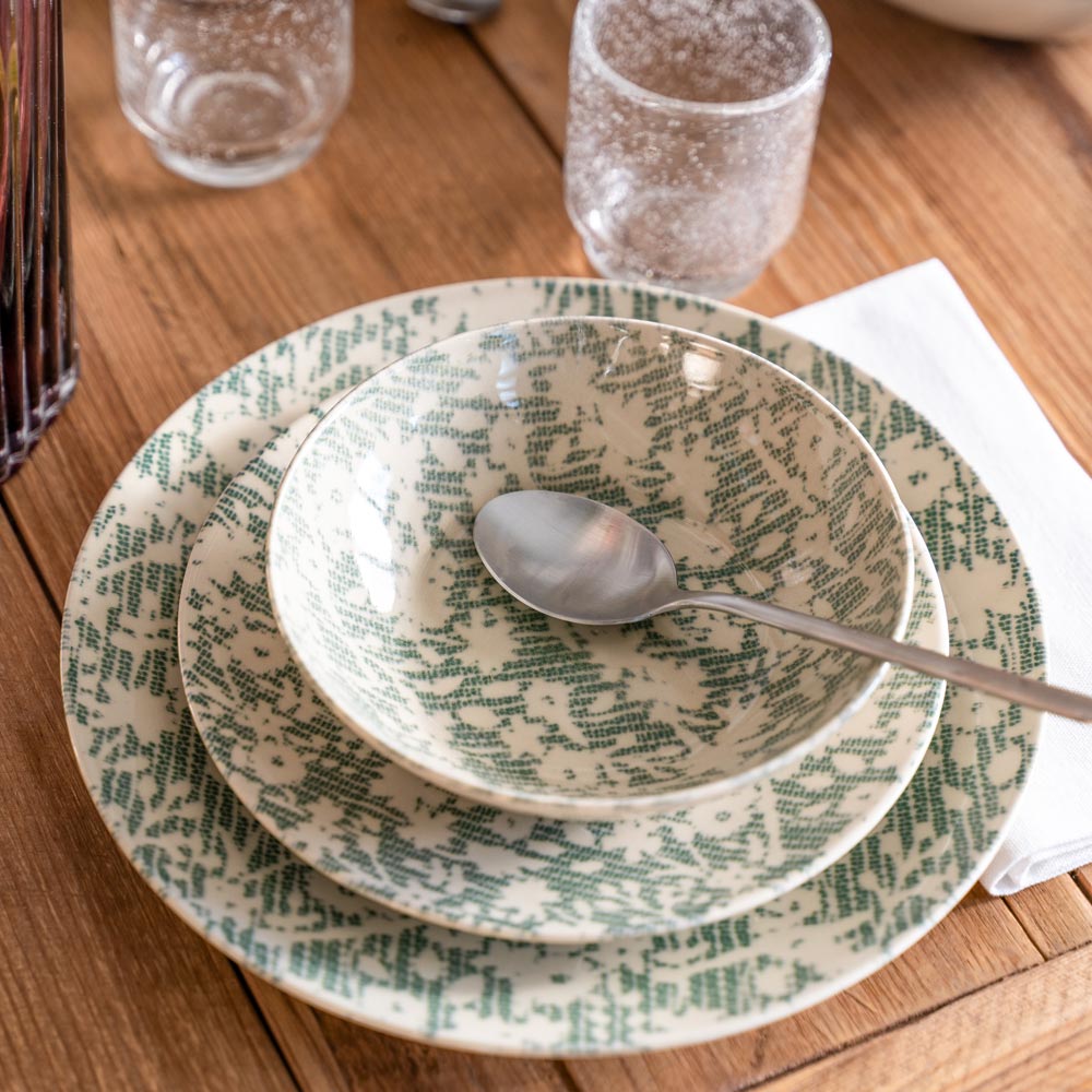 Coupelle Léa verte 17 cm (lot de 4) Table passion - Mathon - 3