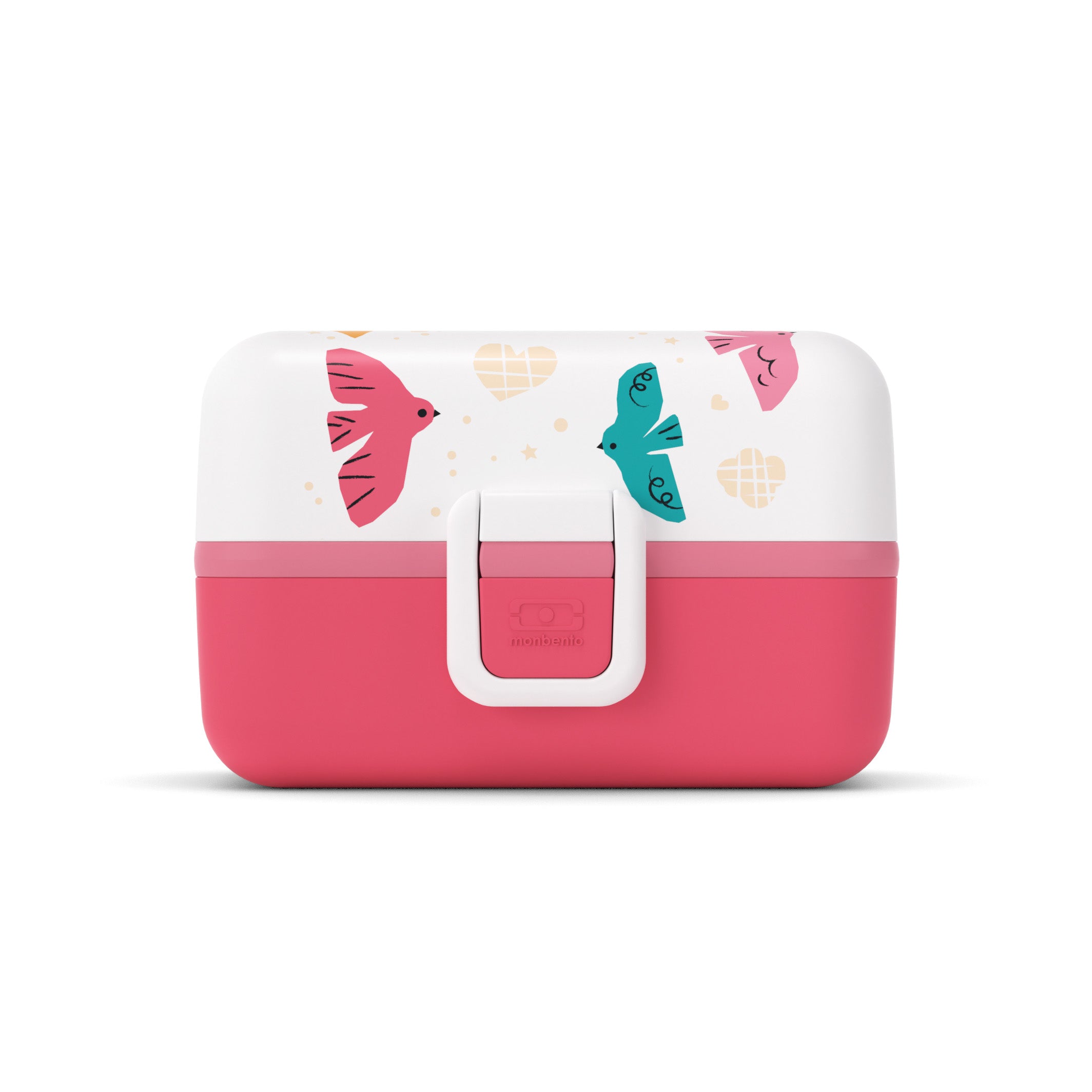 Lunch box à compartiments pour enfant Tresor 800ml Rose Birds Monbento - Mathon - 2