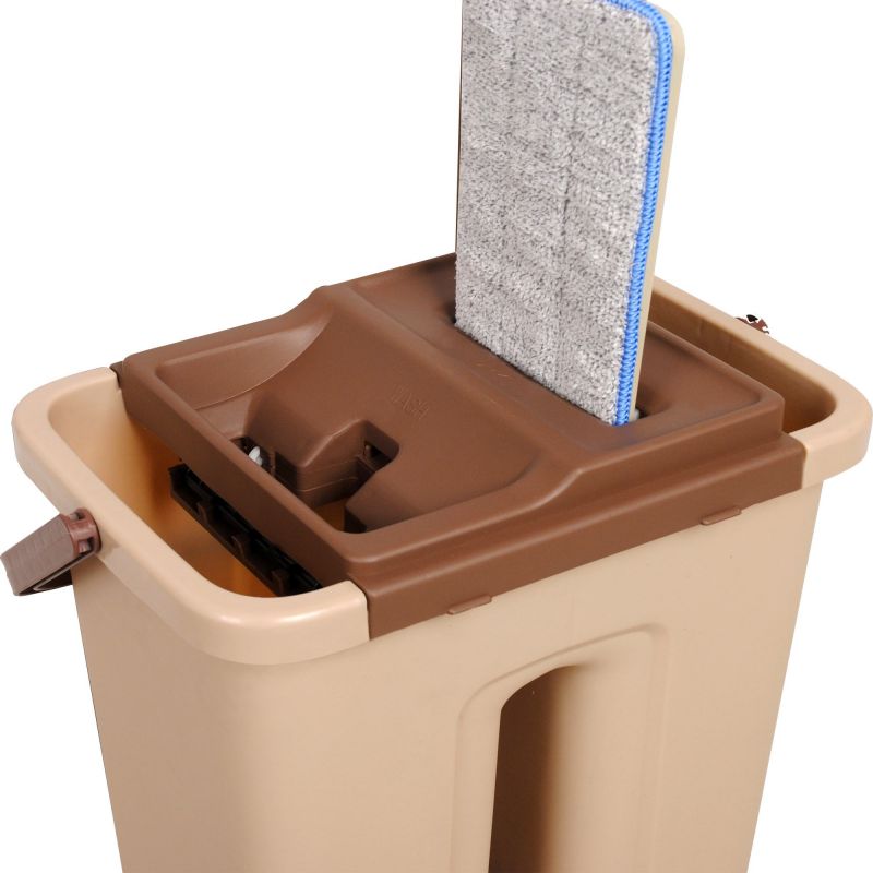 Balai plat vadrouille et seau marron Cenocco CC9070-BR Cenocco - Mathon - 1