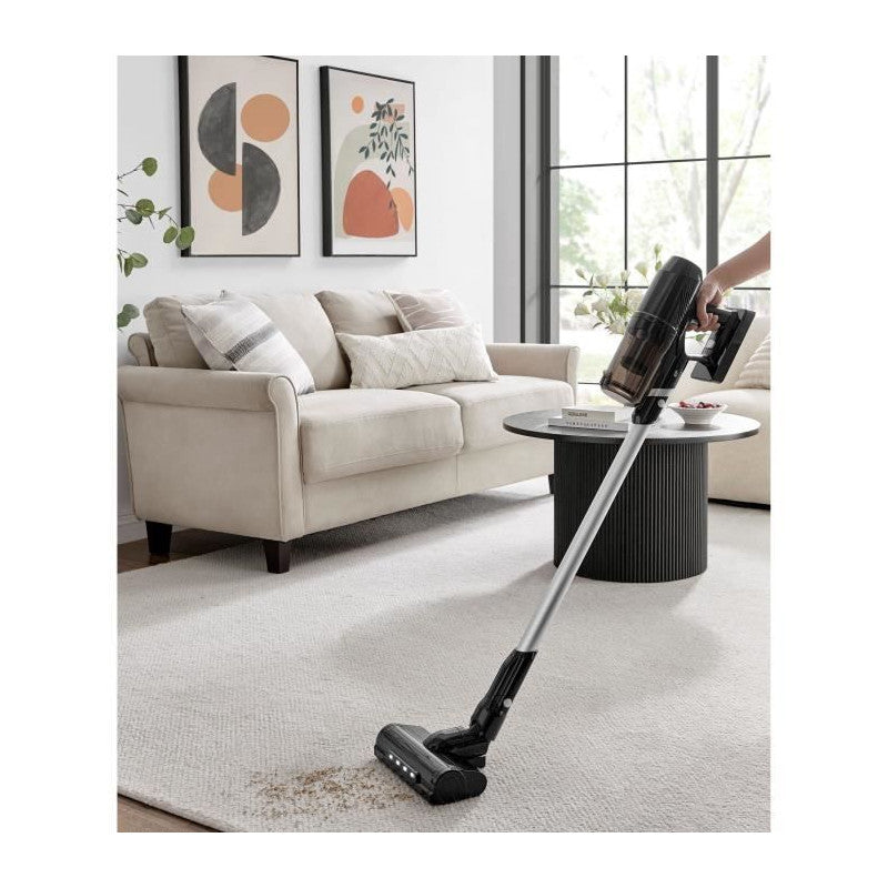 Continental Edison Aspirateur Balai Sans Fil Cevc120b - 2 En 1 - 120 W - Noir Et Gris Continental Edison - Mathon - 3