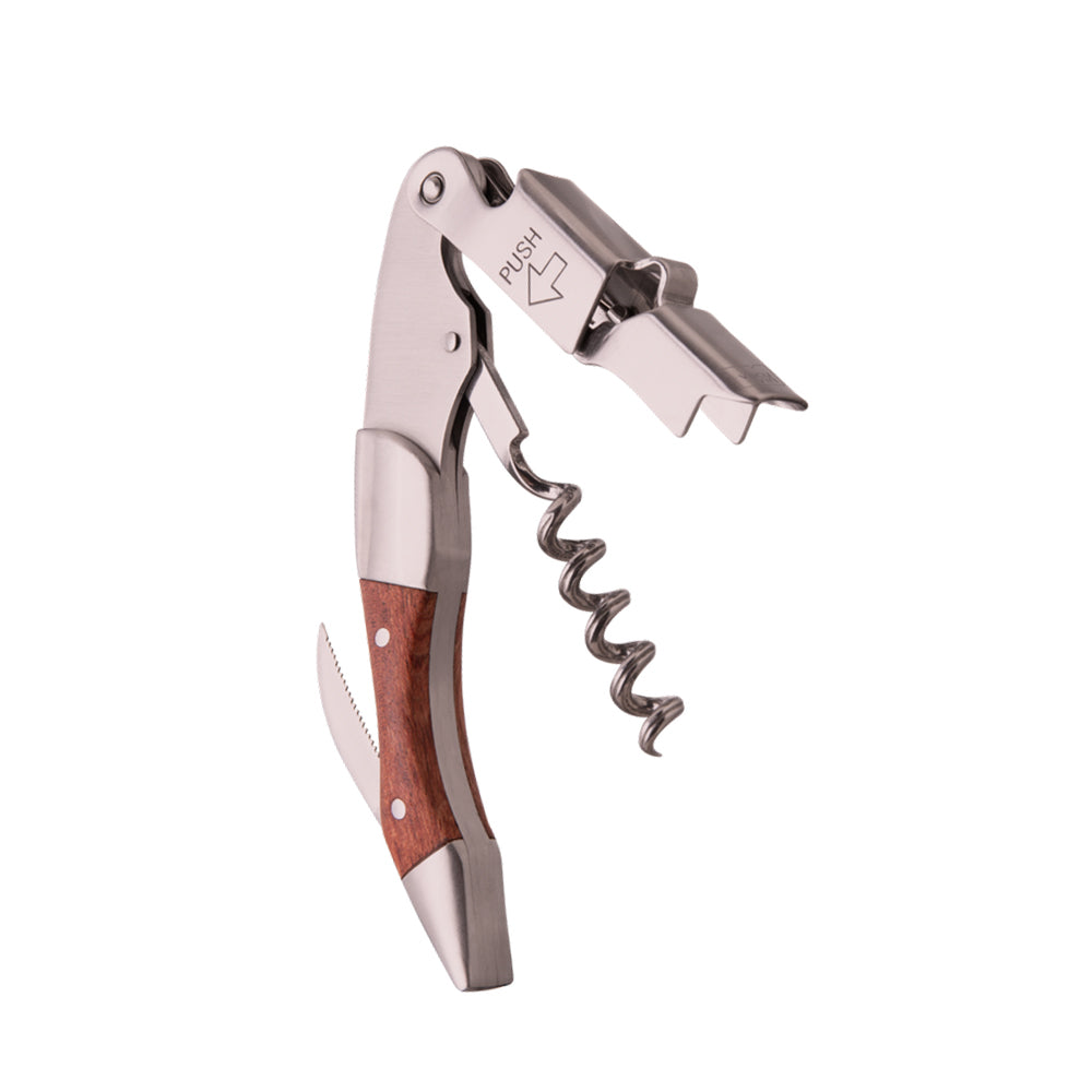 Tire bouchon Sommelier Push Wood Vacuvin - Mathon - 1