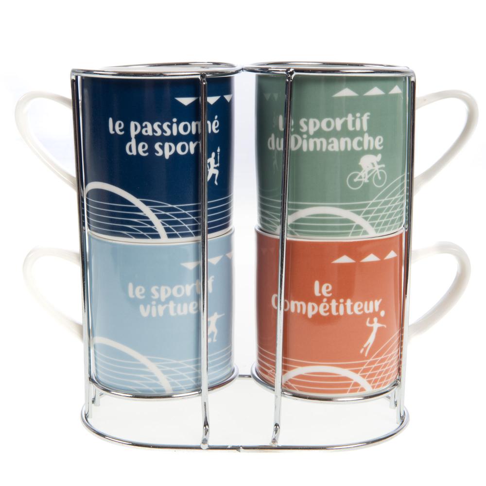 Coffret de 4 tasses Joe Amadeus - Mathon - 1