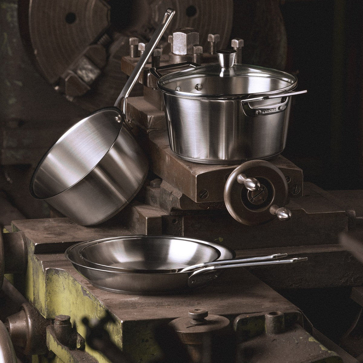 Couvercle bombé en verre 1826 22cm Cristel - Mathon - 3