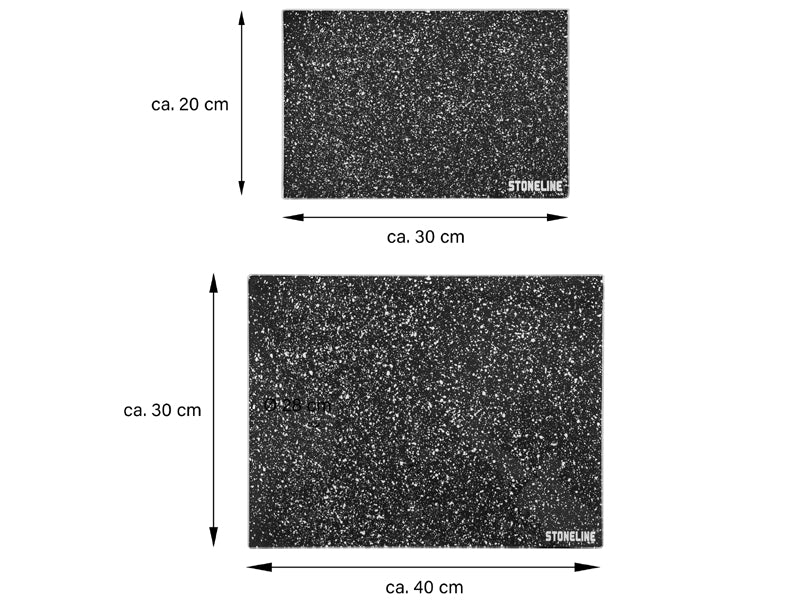 Lot de planches à découper en verre, 2 pcs Stoneline - Mathon - 2