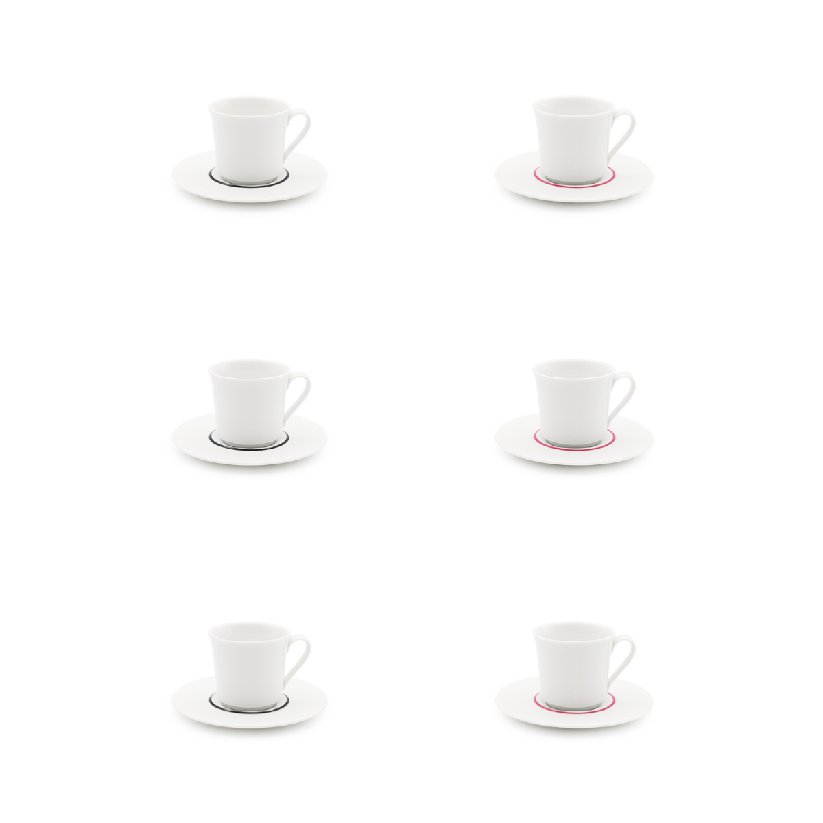 Coffret 6 services à café LIGNE Fauchon Art de la Table - Mathon - 2