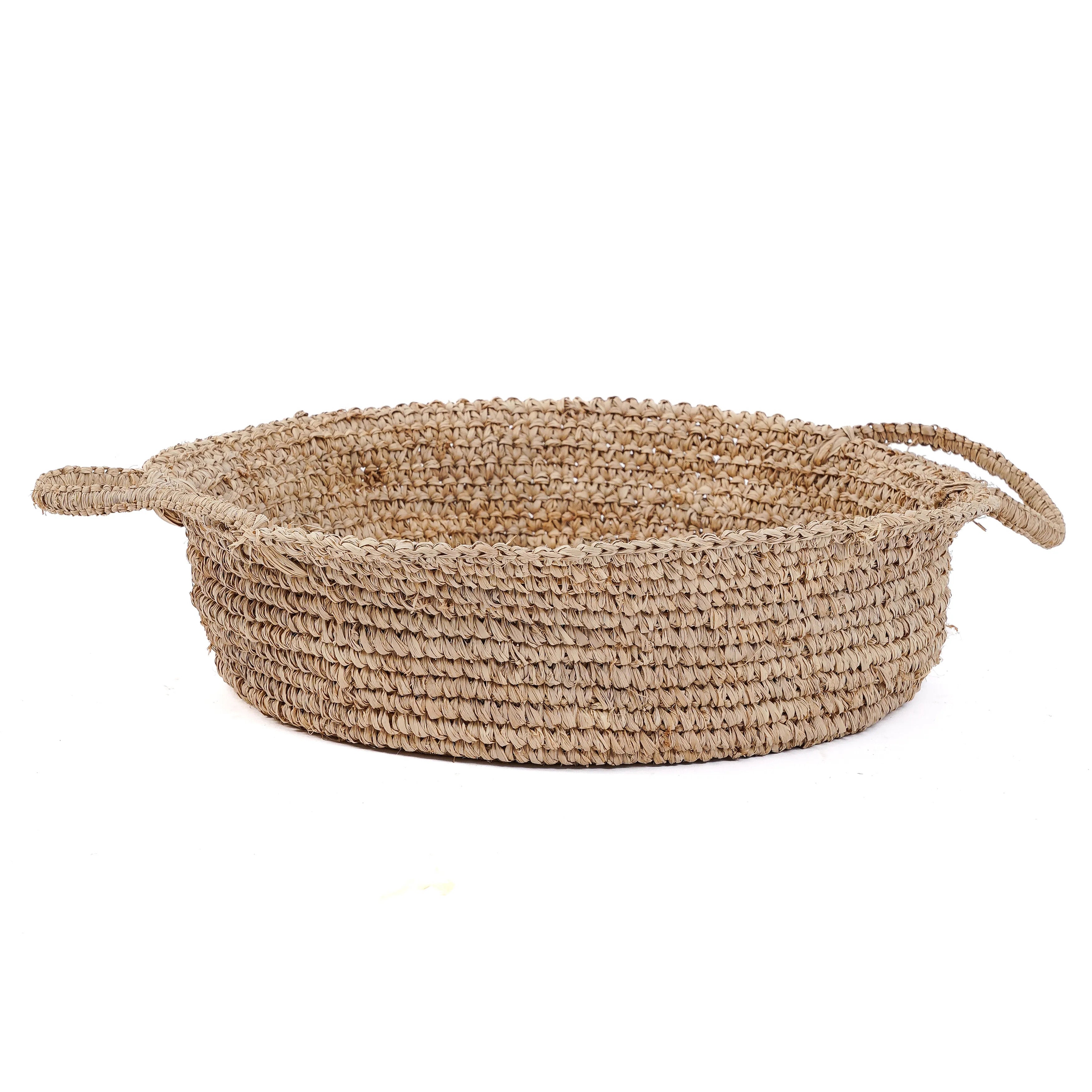Le Panier En Raphia - Naturel - L Bazar Bizar - Mathon - 1