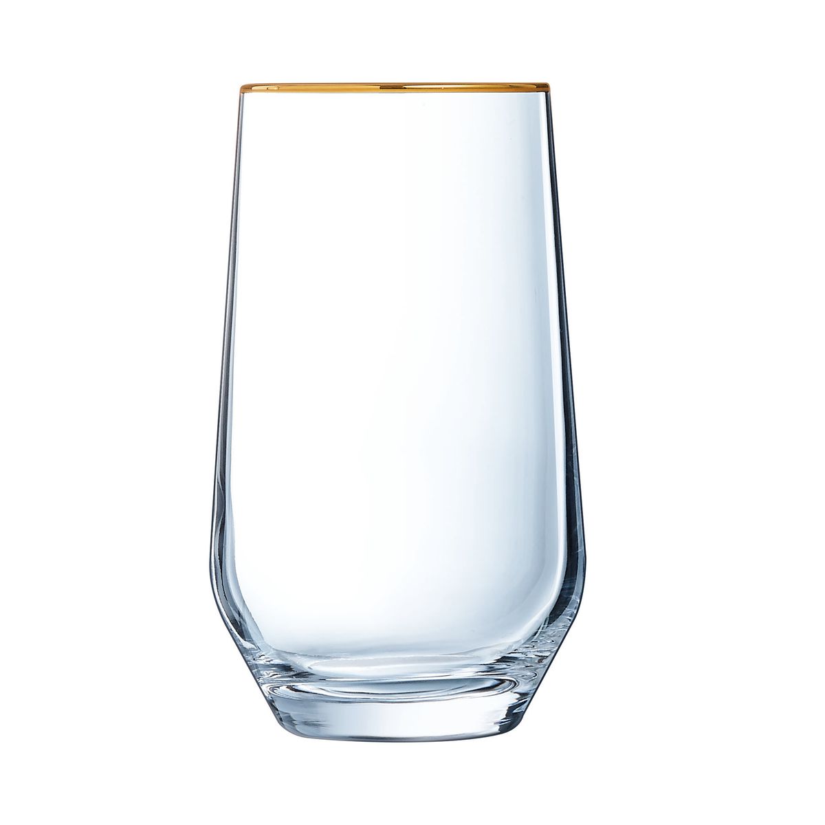 4 verres à eau 40 cl Ultime Bord Or - Cristal d